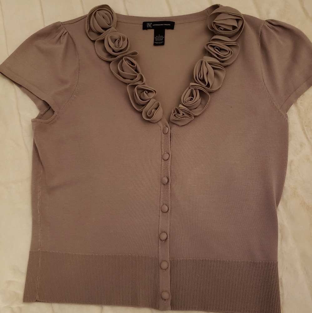 Beige Midi-Cardigan Size Large